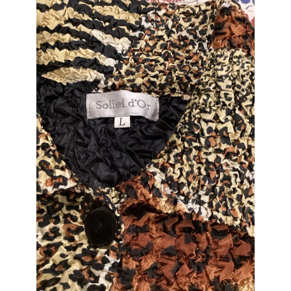 Vintage Reversible Popcorn Button Down L - Picture 6 of 8